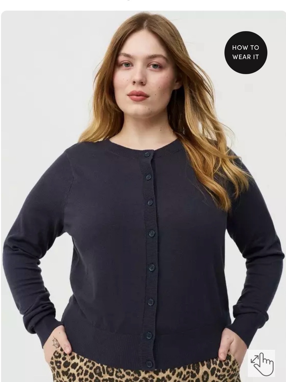 torrid navy blue button-up cardigan sweater